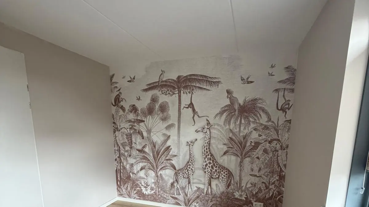 Fotobehang aangebracht in Nijmegen